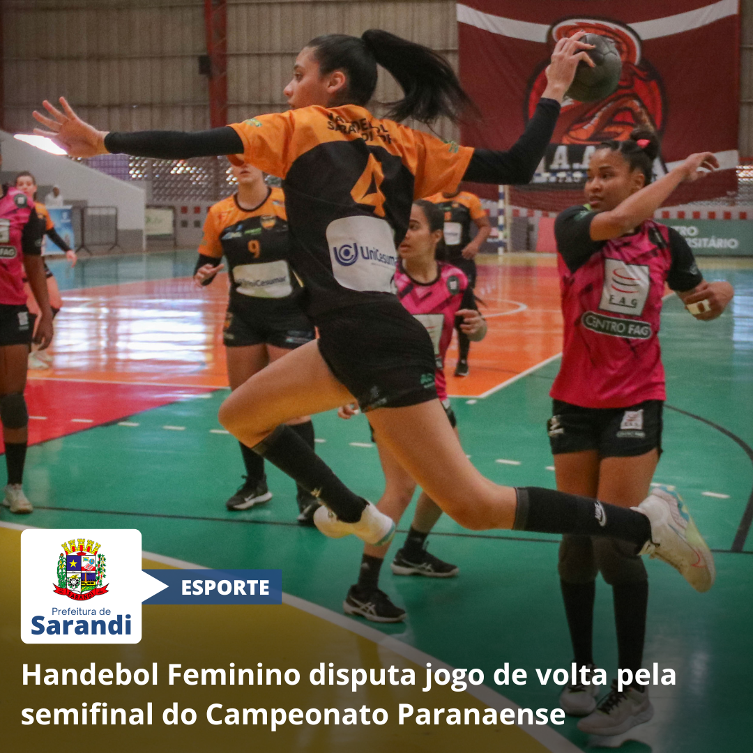 Handebol Feminino disputa jogo de volta pela semifinal do Campeonato Paranaense
